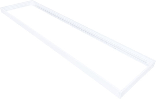 Support Frame for Lighting Fixtures made of Aluminum White