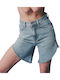 Su23-sj006 Blue Women's Bermuda Shorts Blue