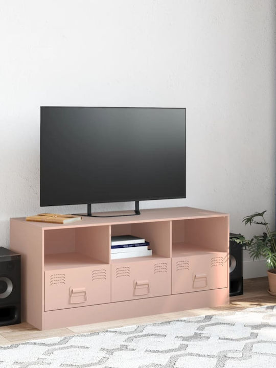 TV-Ständer Metall Rosa M99xT39xH44cm