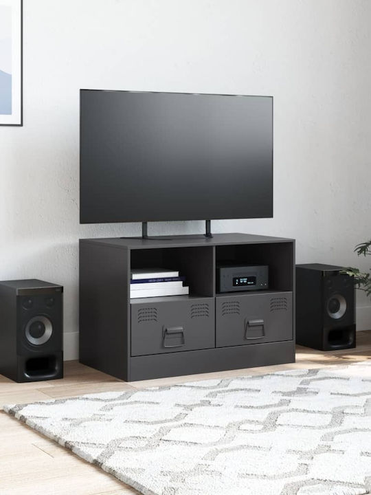 TV-Ständer Metall Schwarz M67xP39xH44cm