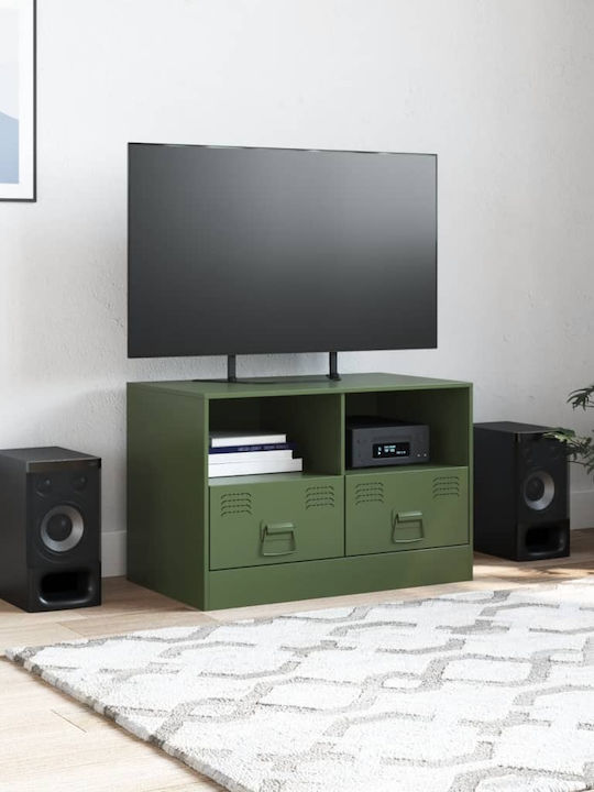 Stand TV Metalic Verde Oliv M67xA39xÎ44cm