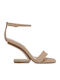 Women's Sandals Brown with High Heel