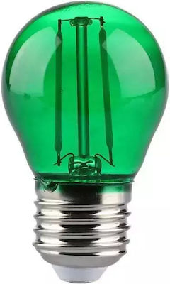 V-TAC LED Lampen für Fassung E27 und Form G45 Grün 60lm 1Stück