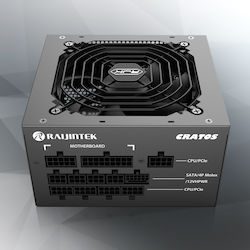 Raijintek Cratos 1200W Μαύρο Τροφοδοτικό Υπολογιστή Full Modular 80 Plus Gold