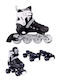 Αθλοπαιδιά Inline / Quad Αυξομειούμενα Rollers Μαύρα Παιδικά