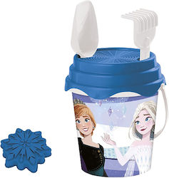 Mondo Frozen Beach Bucket Set with Accessories Blue 17cm 5pcs (Μiscellaneous colours)