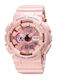 Skmei 1834 Digital/Analog Women's Watch Chronograph with Pink Rubber Strap