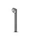 Lampa Post Mic LED Pentru Exterior 12W Cu Lumină Alb Natural Gri