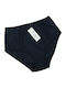 Hochtailliert Damen Slip Black