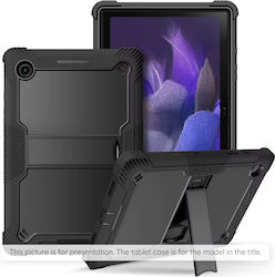 Techsuit Flip Cover Durable Black Samsung Galaxy Tab S6 Lite 10.4 P610/P615