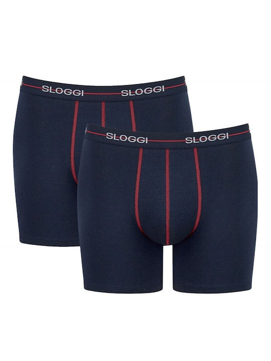 Sloggi Start Short C2p Men's Boxers Petrol-grey 2Pack