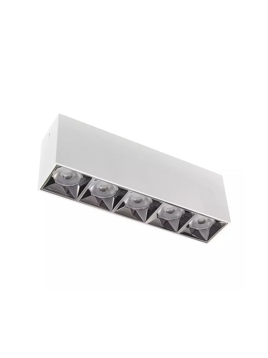Recessed Spot with Integrated LED and Natural White Light White 1pcs
