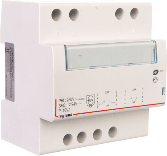 Legrand Τροφοδοτικό Ράγας Modul Safety με Έξοδο 24V