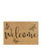 Etoile Covor de Intrare din Cocos cu Suport Antiderapant "welcome 40x60buc