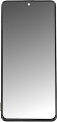 Οθόνη με Πλαίσιο για Galaxy A71 (Μαύρο)