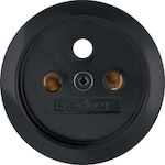 Hager Power Socket Black 1pcs