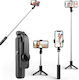 Techsuit Selfie Stick with Bluetooth Black