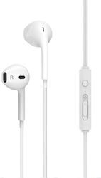 Somostel 25722 In-ear Handsfree Ακουστικά με Βύσμα 3.5mm Λευκό