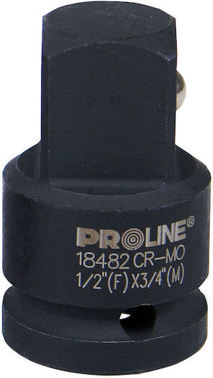 Proline Nuss Pneumatisch Sechskant mit Vierkant-Antrieb 3/4" Durchmesser 1" 1Stück