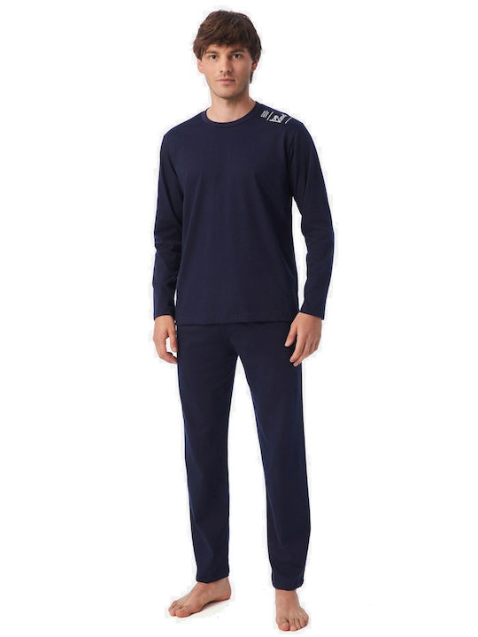 Minerva Men's Summer Pajamas Set Marine