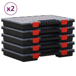 vidaXL Organizator pentru Compartimentul de Unelte Transparentă 40x30x5cm.