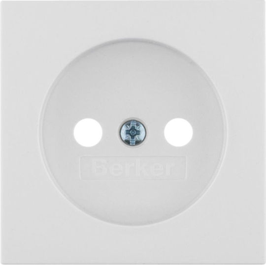Hager Power Socket Front in White Color 3961038999