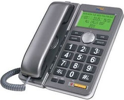 Dartel LJ-240 Ενσύρματο Τηλέφωνο Γραφείου Γκρι 3127
