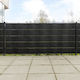 Vidaxl Balcony Dividers 5 Pcs Black 255x19 cm S...