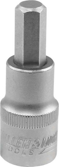 Dedra Bit Socket cu Vârf Allen și Prindere în 1/2'' Dimensiune H10 1buc