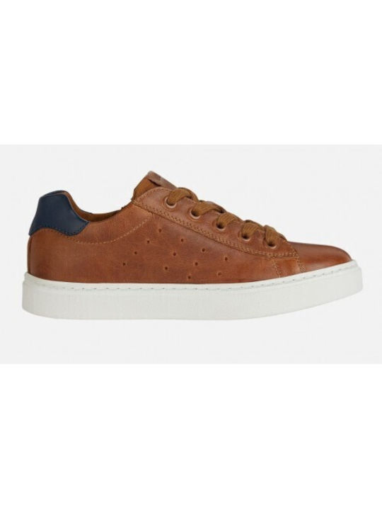 Geox Kinder-Sneaker Anatomisch Tabac Braun