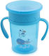 Lorelli Baby Cup All Around made of Plastic Blue 360ml for 6m+m+