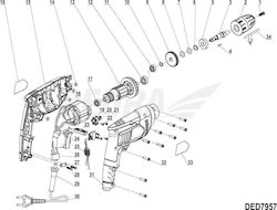 Dedra Dedra Quick Drill Chuck