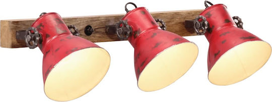 vidaXL Lamp Wall with Socket E27 Bronze 65x25cm