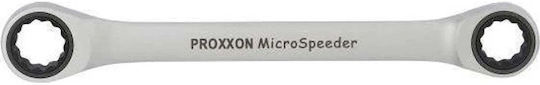 Proxxon Doppelter Polygon-Schlüssel mit Ratschenmechanismus Größe 14x15mm