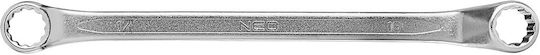 Neo Tools Doppelter Polygon-Schlüssel Gebogen Größe 16x17mm