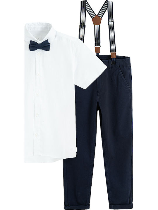 Kids' Set with Pants Summer 2pcs White