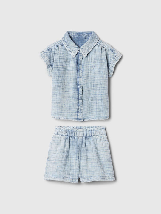 GAP Kids Set with Shorts Summer 2pcs Blue