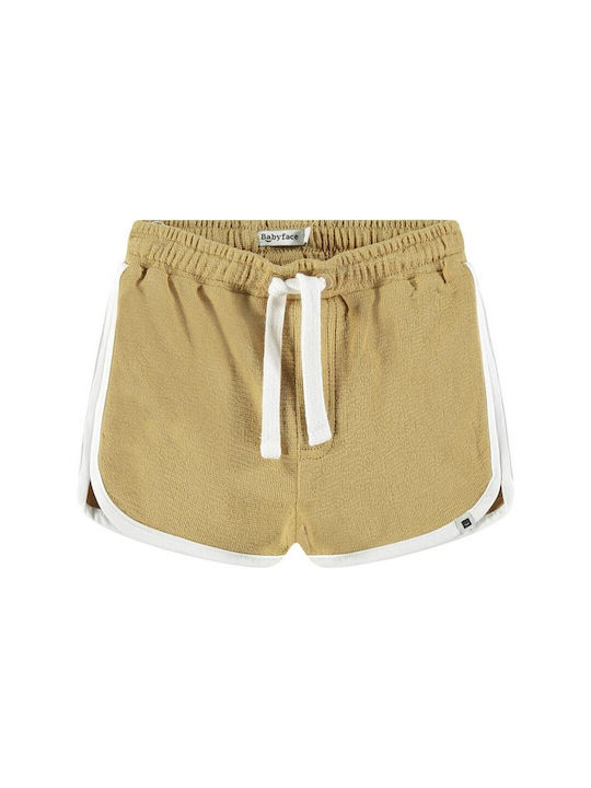 Șort/Bermude pentru copii din material textil Galben umed
