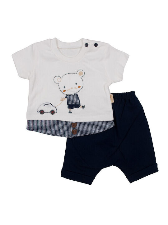 Babyim Kids Set with Shorts Summer 2pcs Blue