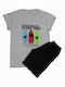 Happy Touch Kids' Pajamas Summer Gray