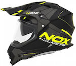 Nox N312 Drone Yellow / Black Checkmate Motorra...