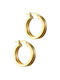 Kritsimis Earrings Hoops made of Gold 14K