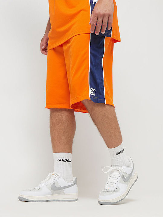 Men's Athletic Shorts Orange/navy
