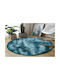 Rug Round Dark Blue