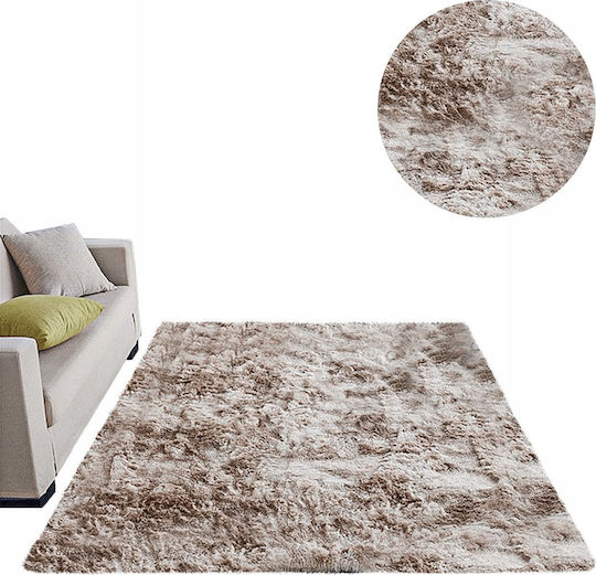 Strado Χαλί Ορθογώνιο Shaggy Beige 200x260cm