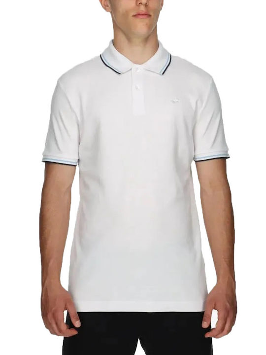 Lotto Men's Short Sleeve Blouse Polo White