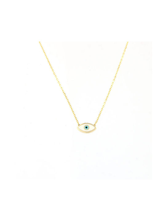 Dimitrios Exclusive Necklace Eye from Gold 14K