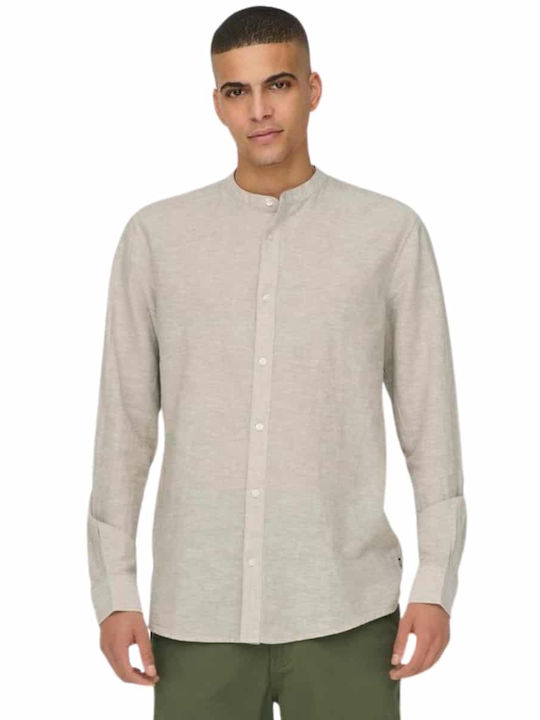 Only & Sons Caiden Men's Shirt Long Sleeve Line...