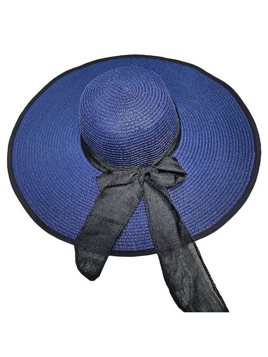 Summertiempo Wicker Women's Hat Blue
