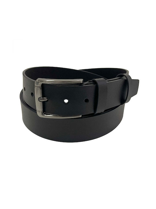 Ustyle Men's Artificial Leather Wide Belt Black